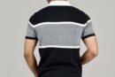 Axiom Black Premium Knit Polo Shirt Male