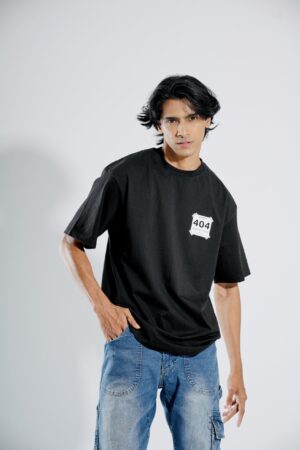 Error 404 Black T-Shirt 1