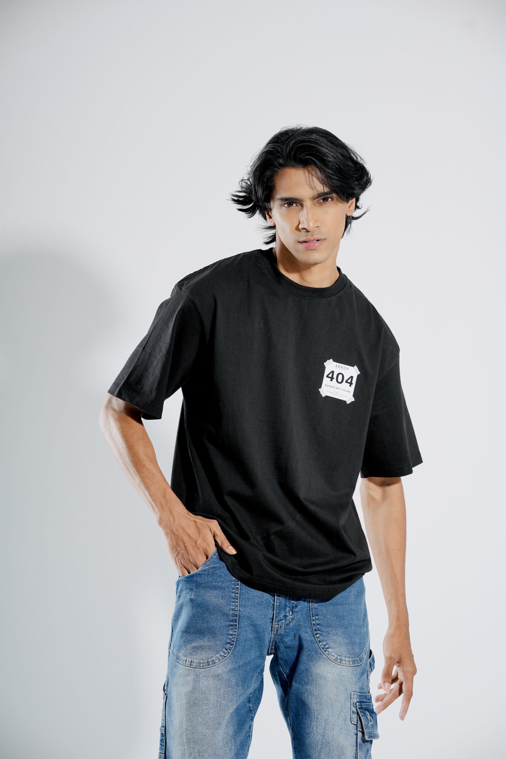 Error 404 Black T-Shirt 1