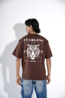Fearless Coffee Drop-Shoulder T-Shirt Male