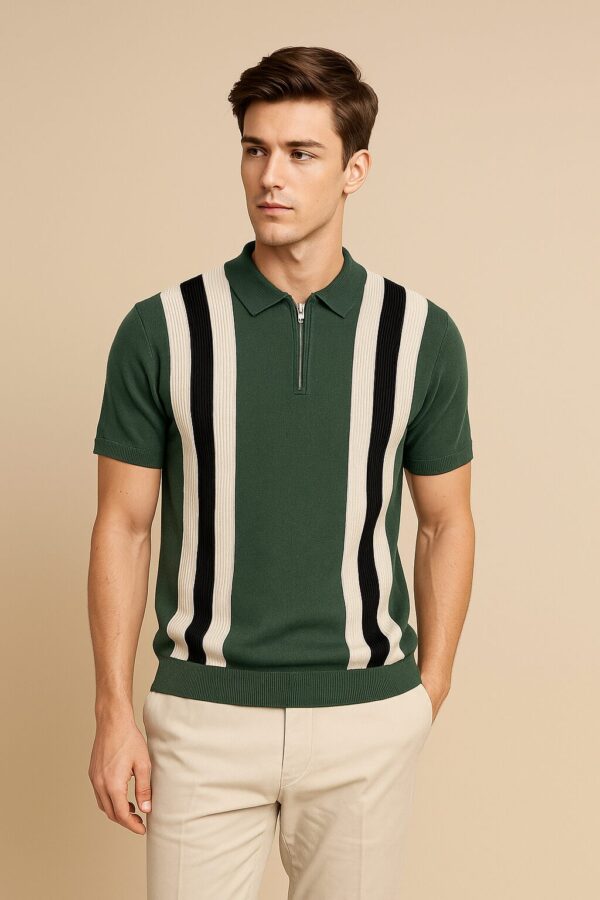 Green Line Premium Knit Polo Shirt Male - Image 3