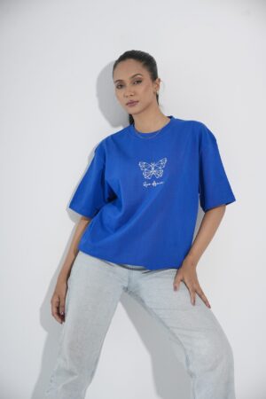 Rise Again Blue T-Shirt - Female