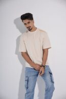 Summer Off White Drop-Shoulder T-Shirt Male