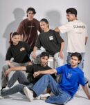Summer Off White Drop-Shoulder T-Shirt Male