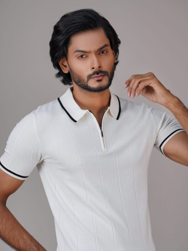 Valor White Premium Polo Shirt Male
