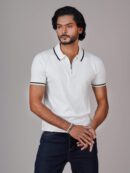 Valor White Premium Polo Shirt Male